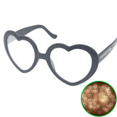 Black Heartception Diffractions Glasses